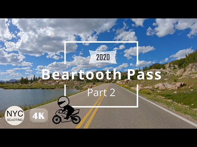 4k60 Beartooth Pass Motorcycle Ride Part 2 (2020)