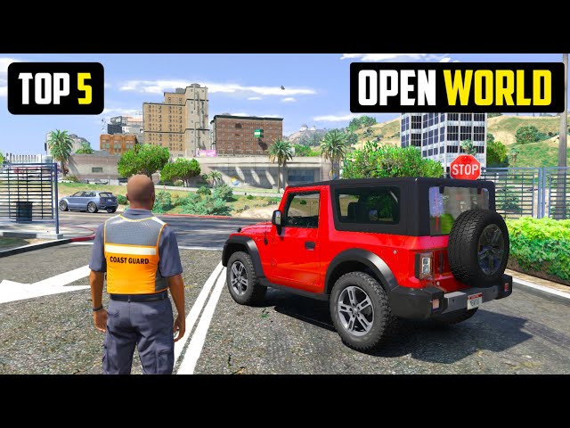 Top 5 Open world games for Android & iOS 2024 | Best open world games for android