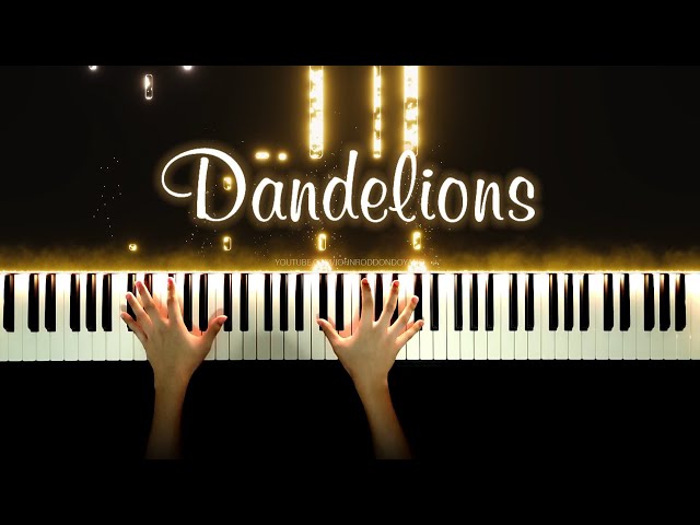 Ruth B. - Dandelions | Piano Cover with Strings (with Lyrics & PIANO SHEET)