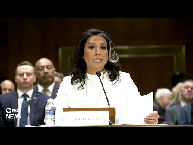 WATCH: Tulsi Gabbard addresses accusations that she is a 'puppet' during confirmation hearing