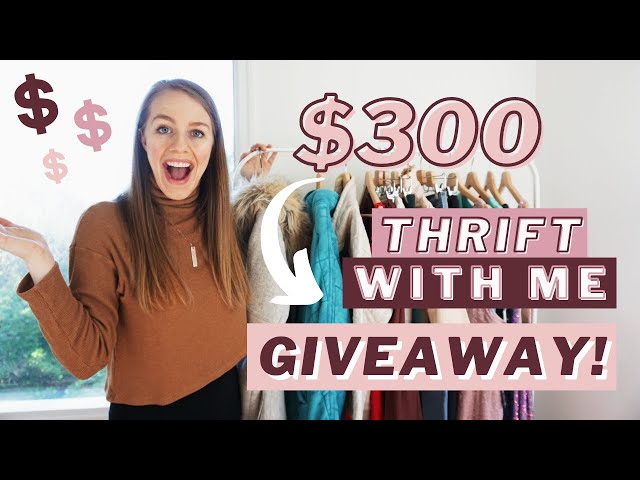 Thrift With Me + GIVEAWAY! Win Everything in the Haul to Sell on Poshmark & eBay