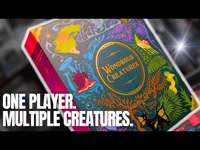 Wondrous Creatures Board Game: Solo Playthrough & Review