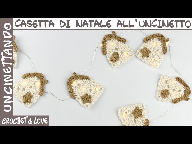 Casetta di Natale Granny all'Uncinetto Super Facile | Tutorial Passo a Passo