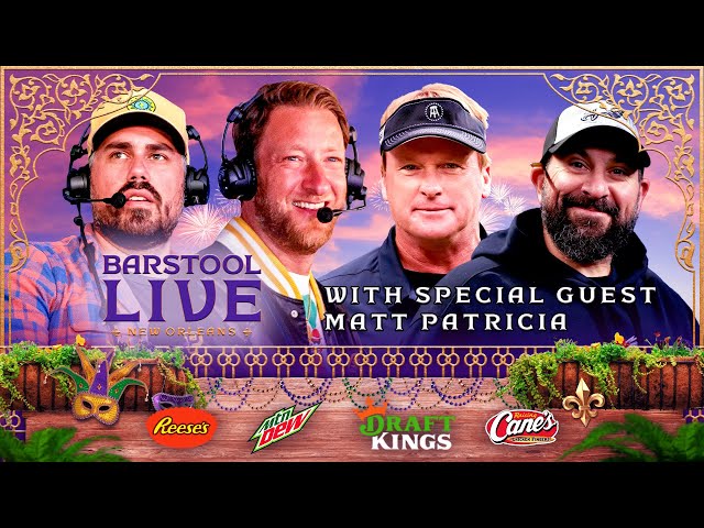 Dave Portnoy, Big Cat, and Coach Gruden Live from New Orleans | February 5th, 2025