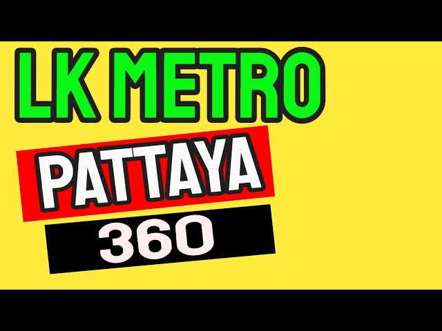 Walk through in Pattaya  LK Metro, Soi Buakhao with 360 cam