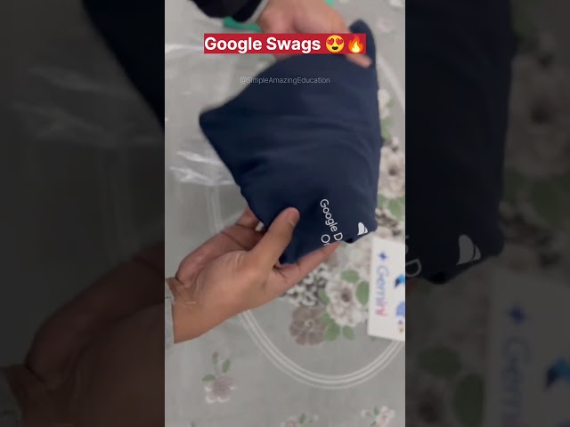 GenAI Swags Unboxing 😍 | Google Cloud | Google Arcade #google #unboxing #swag #googlecloudswags