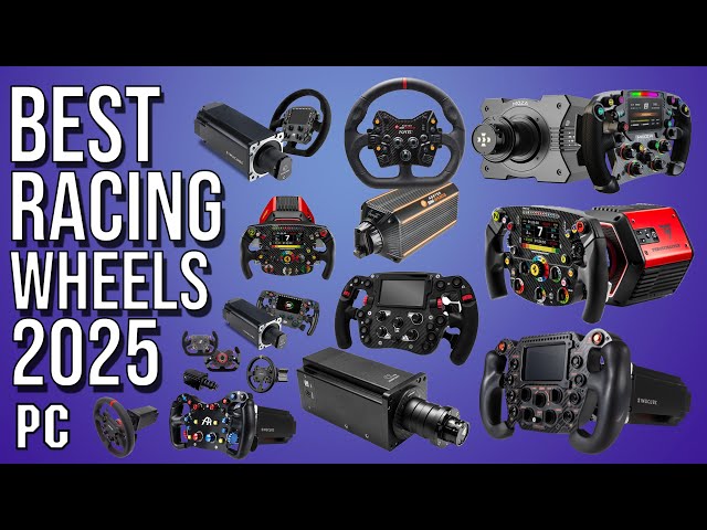 TOP 5 BEST MOST ADVANCED SIM RACING WHEEL 2025 for PC - BEST DIRECT DRIVE RACING WHEEL (2025)