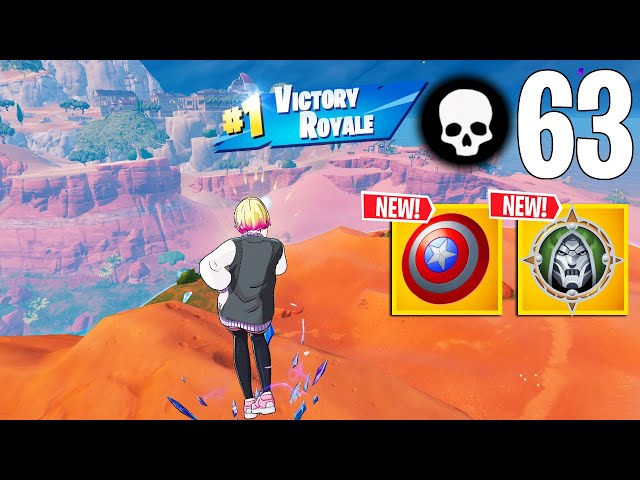 63 Elimination Solo Vs Squads "Build & ZeroBuild" Gameplay Wins (New! Fortnite Chapter 5 Season 4)