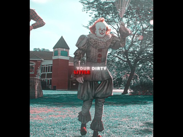 "This Isn't Real"- Pennywise("IT") Edit |DONT STOP-GLXXMSTRIDER (Slowed)