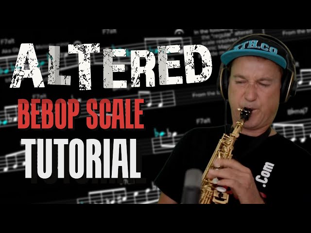 Altered + Altered Bebop scale tutorial