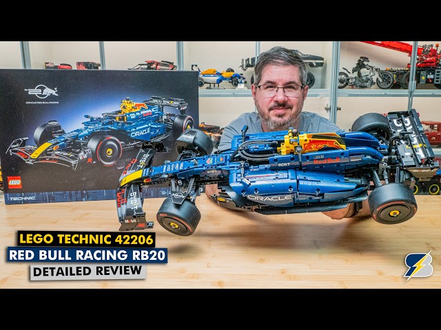 LEGO Technic 42206 Oracle Red Bull Racing RB20 F1 Car detailed building review