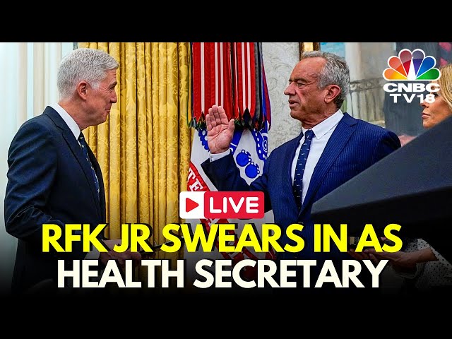 USA LIVE: Robert F Kennedy Jr Swears In As Health Secretary | Donald Trump | MAHA | RFK Jr. | N18G