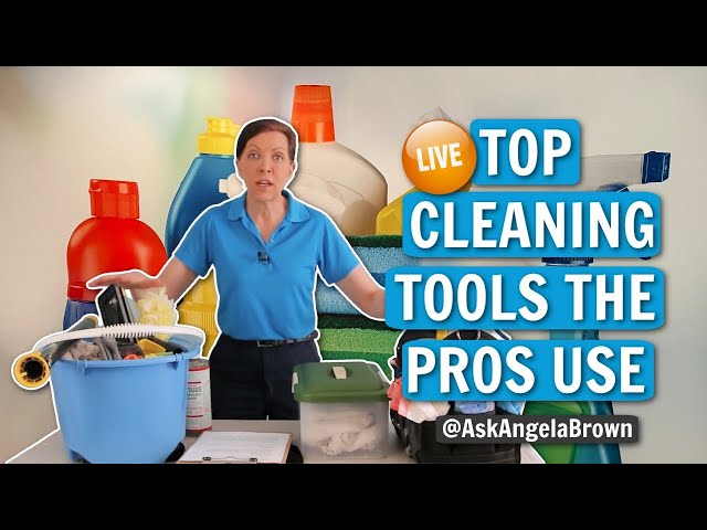 Top Cleaning Tools the Pros Use - Live Shopping Tips with Angela Brown