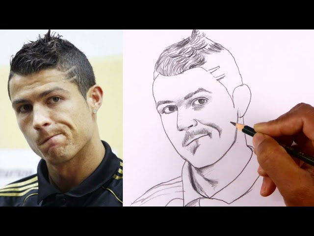 DRAW Like a Pro in 2025 with This Cristiano RONALDO Sketch Secret!