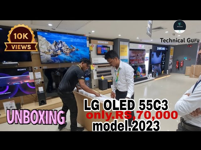 Unboxing 💥💥💥 LG oled 55 C3 2023 review #lg #oleddisplay#oled #trending #india #lgoledtv #viral #2023