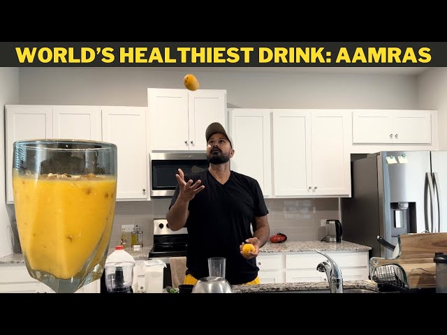 How to Make Perfect Aamras | Ghar Par Aamras Kaise Banayein | Perfect Mango Smoothie #mango