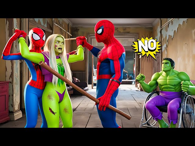 Hulk & Spider-Man: Love or Jail in Granny's House | Funny Horror Animation