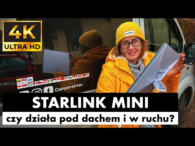 #112 🚐 📡 🛰 Starlink Mini - czy działa pod dachem i w ruchu? Jakie zasilanie, mocowanie, akcesoria?