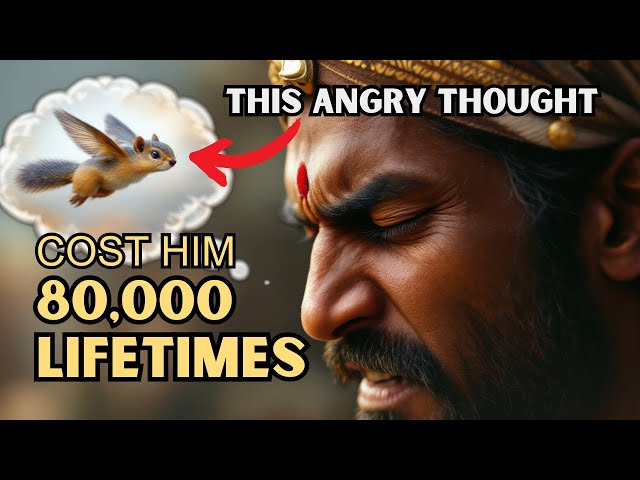 🔥 This Angry Thought Cost Him 80,000 Lifetimes | Buddhist Story and Teachings on Karma 🔥