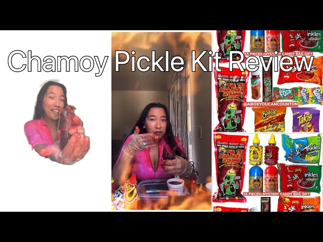 Chamoy Pickle Challenge-Why Is It So Spicy #publictv #viral #chamoypickle #vlog #challenge #tigress