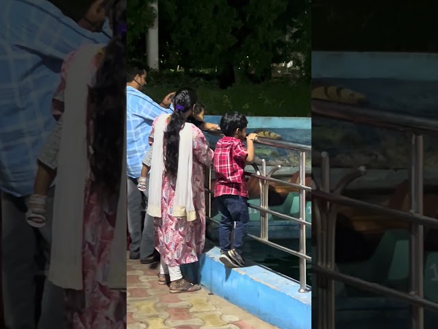 A boat ride in the Smart City Garden in Visakhapatnam, Andhra Pradesh, India. #independenceday