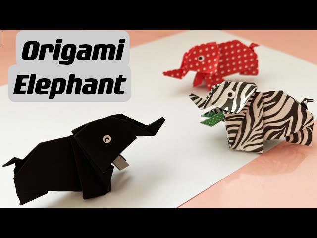 Origami Elephant/ Paper Cute Elephant