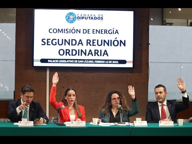 EN VIVO / Reunión Ordinaria de la Comisión de Energía