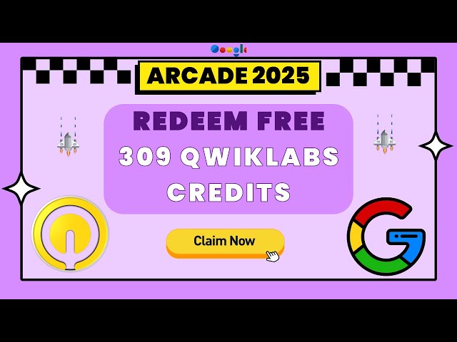 Claim 309 FREE Qwiklabs Credits! 🎉 | Secret Access Code 🚀| Free Swags & Goodies | #qwiklabs #arcade