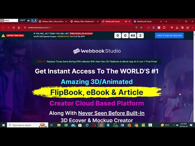 WebBookAI Studio Review - World First AI Book Creator