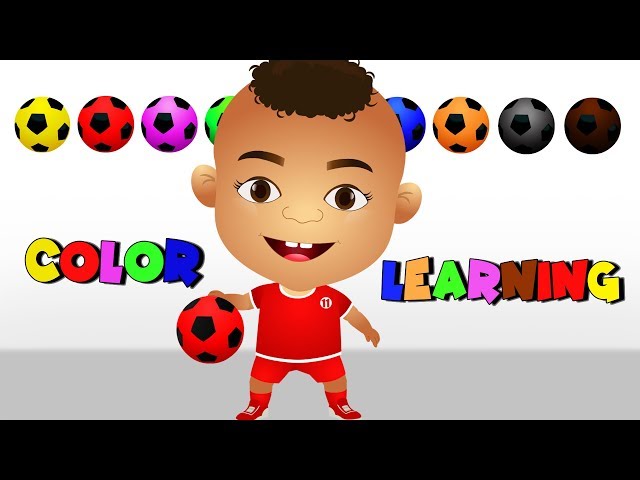 Latest learning video 'Color Learning With FootBall | apikids | Educational Video for Kids