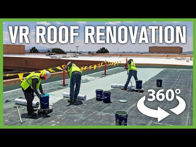 RoofCARE Roof Renovation w/ GAF HydroStop System – 360° VR 4K