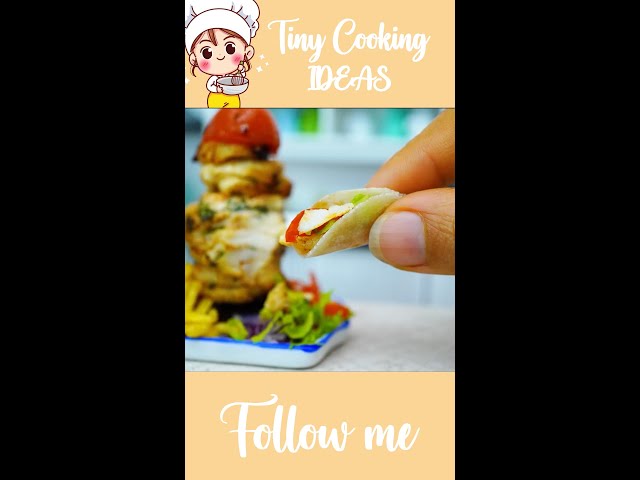 Tiny Yummy Kebab Party #Shorts #TinyCookingIdeas # Miniature Cooking