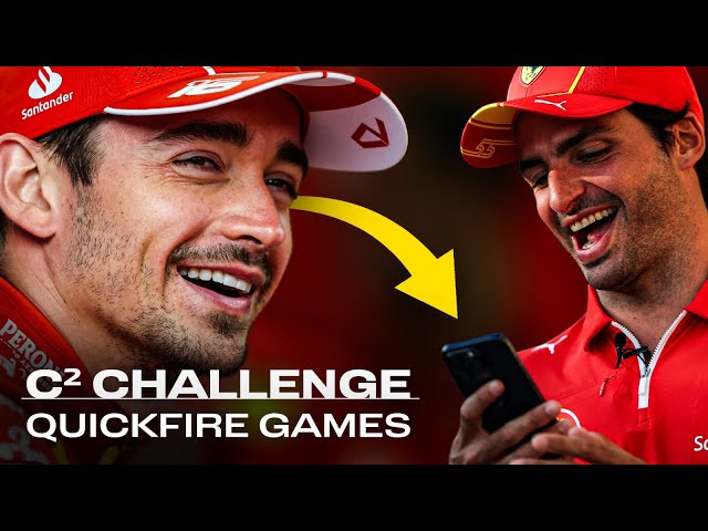 C² Challenge | Quickfire Games with Charles Leclerc and Carlos Sainz!