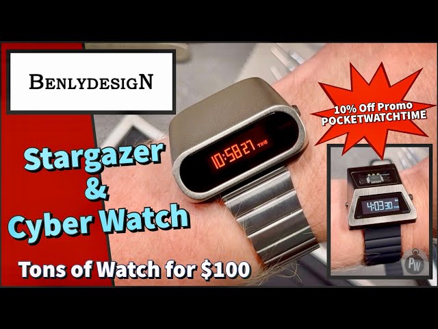 BenlyDesign Stargazer & Cyber Watch — Timepiece With Futuristic / Steampunk Design For A Great Price