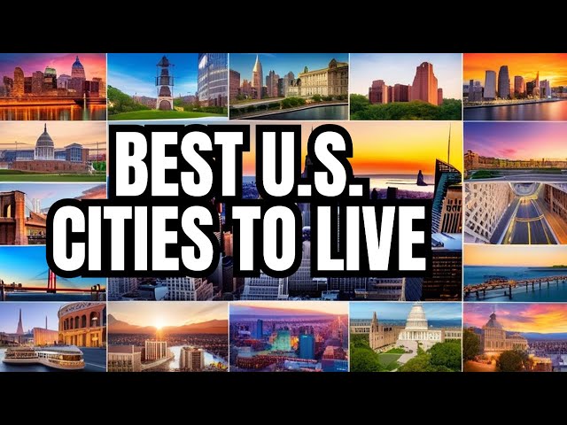 Top 10 Best Places to Live in America  [ USA Cities ] 2024