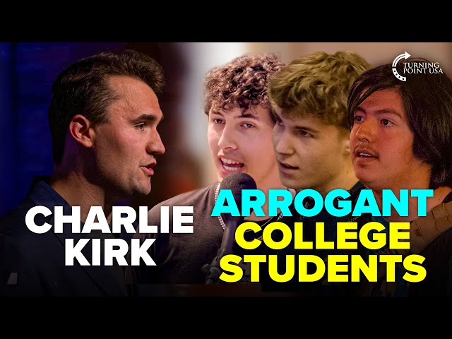 Charlie Kirk SHUTS DOWN Arrogant College Students 👀🔥 | Debate Compilation