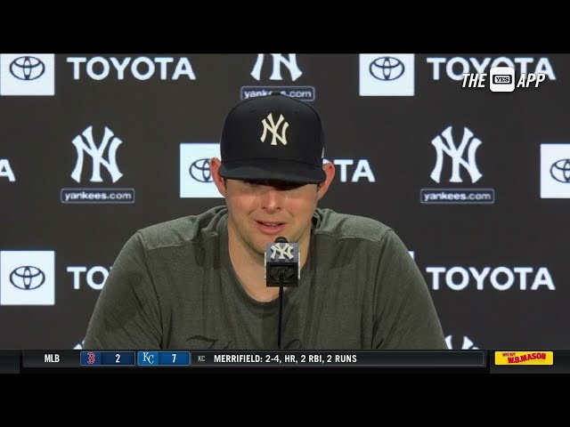 Jordan Montgomery on his performance against the Athletics