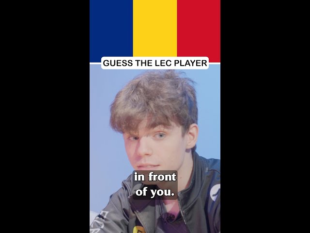 Which Romanian LEC player could this possibly be? 🤔 #LEC #lolesports #leagueoflegends