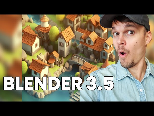 Blender 3.5 - What's NEW in 2 minutes