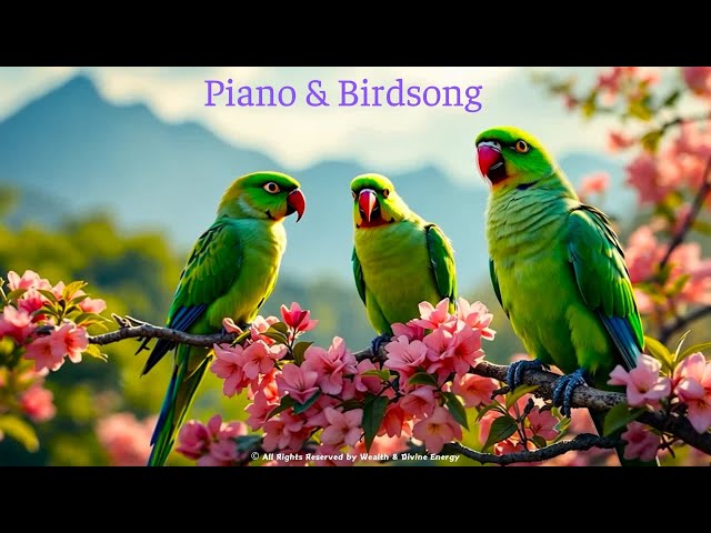 Piano and Birdsong 🌿 Calming Nature Sounds for Relaxation and Stress Relief