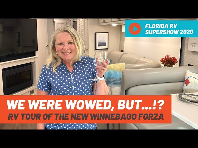 WOWED BY THE NEW WINNEBAGO FORZA... BUT... !? CLASS A RV TOUR | 2020 Florida RV Supershow