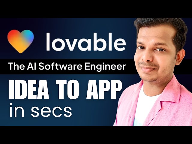 Build a REAL Full Stack App with LOVABLE AI