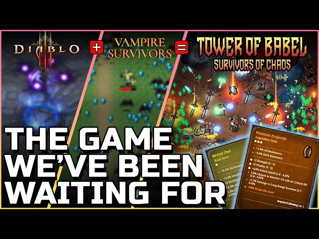 This NEW bullet heaven game could be HUGE! - Tower of Babel