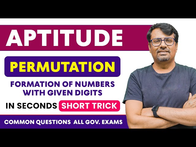 Permutations | Permutation and Combination | Permutation and Combination Shortcut/Tricks