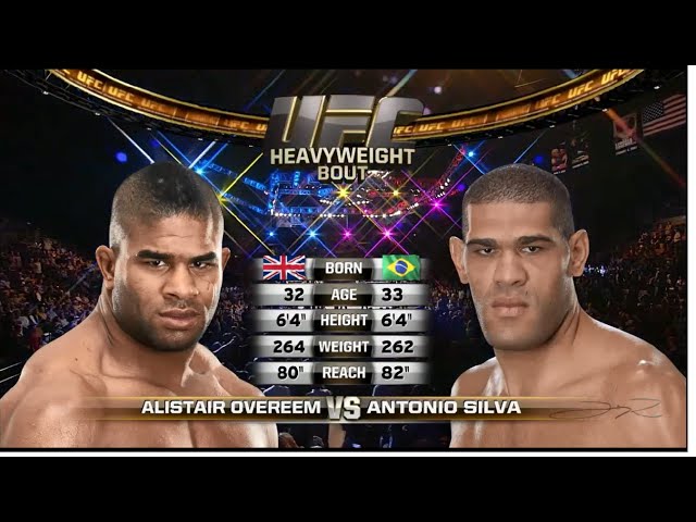 Alistair Overeem vs Antonio Silva FULL FIGHT