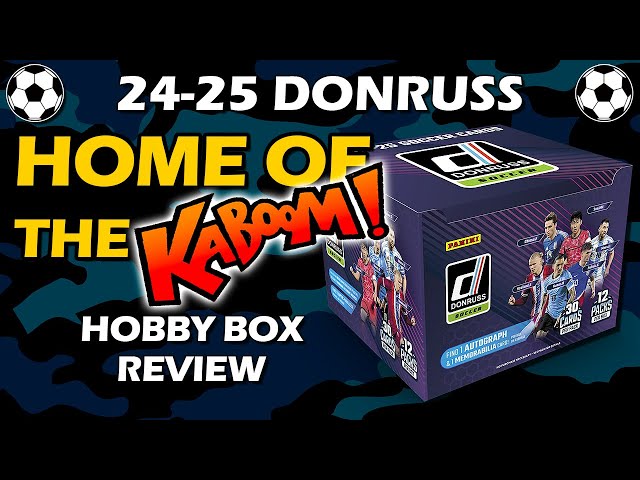 2024-25 Panini Donruss Soccer FIFA Hobby Box Review