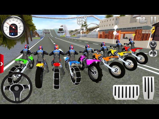 Motor Dirt Bikes driving Extreme Off-Road Multiplayer game #1 - Offroad Outlaws Android Gameplay