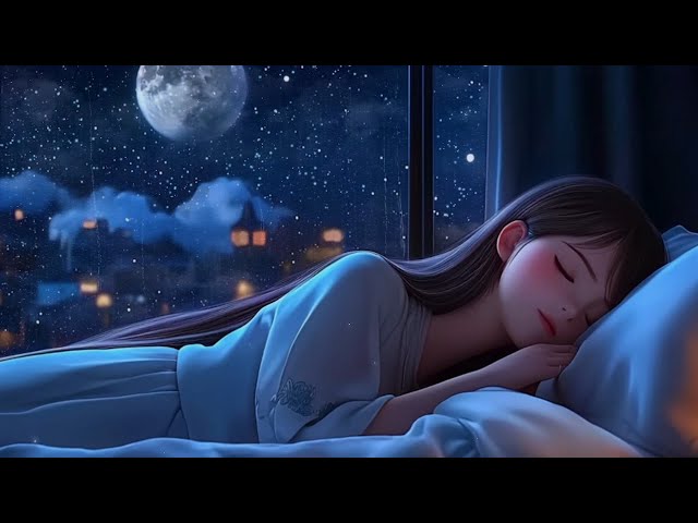 Cozy Rain on Window 💤 Gentle Rain Sounds and Relaxing Piano Music for Deep Sleep and Stress Relief