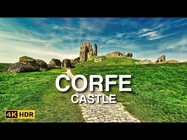 Discover the History of Corfe Castle | 4K 60fps HDR English Countryside Walk Tour