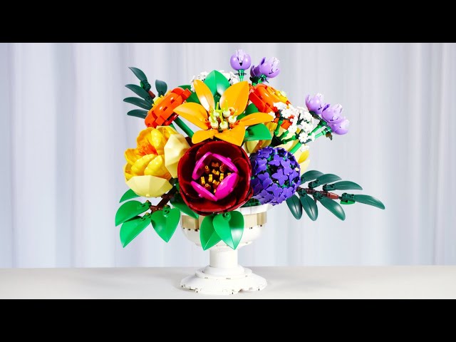 LEGO Botanical Collection Flower Arrangement 10345 Speed Build